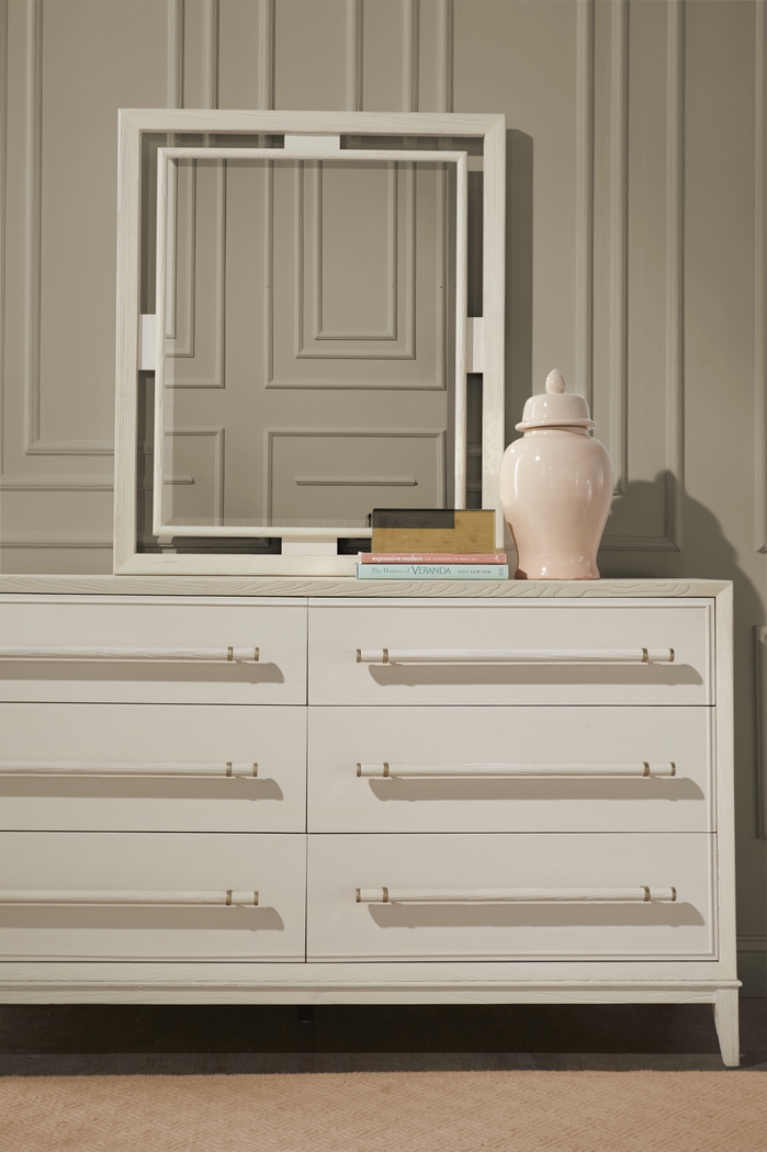 Clarissa White 5 Pc Queen Panel Bedroom - Thumbnail - Image 6