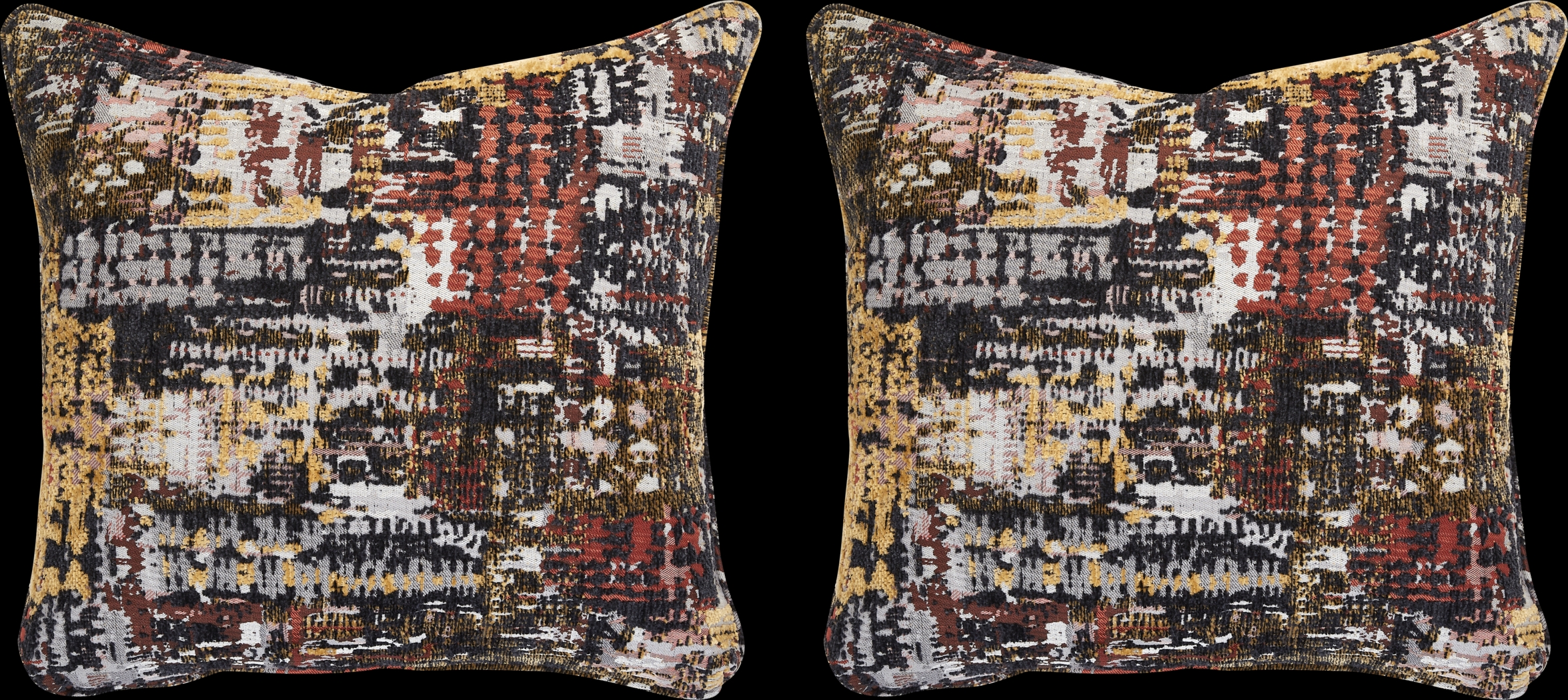 Clarita Yellow Accent Pillow, Set of 2 - Thumbnail - Image 1