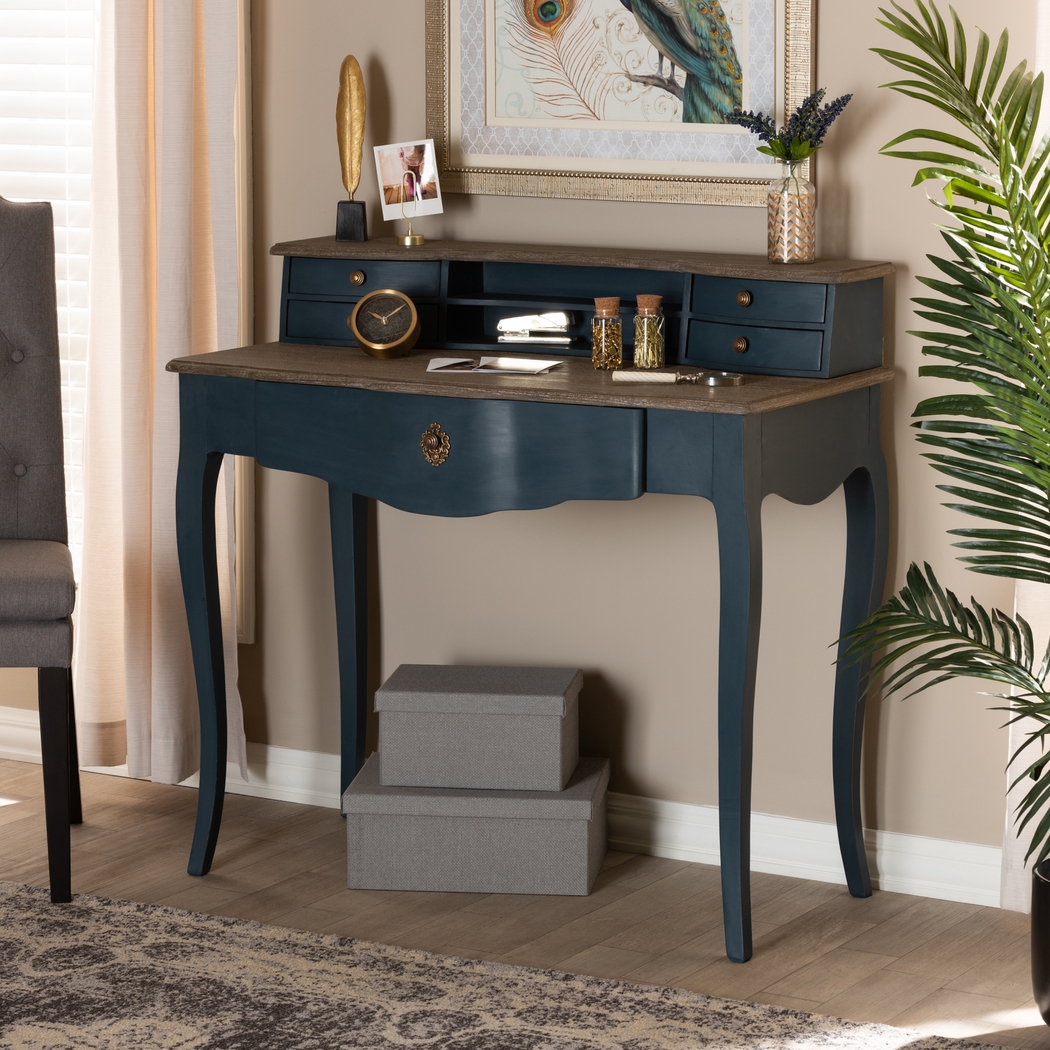 Clarkdale Blue Desk - Thumbnail - Image 2