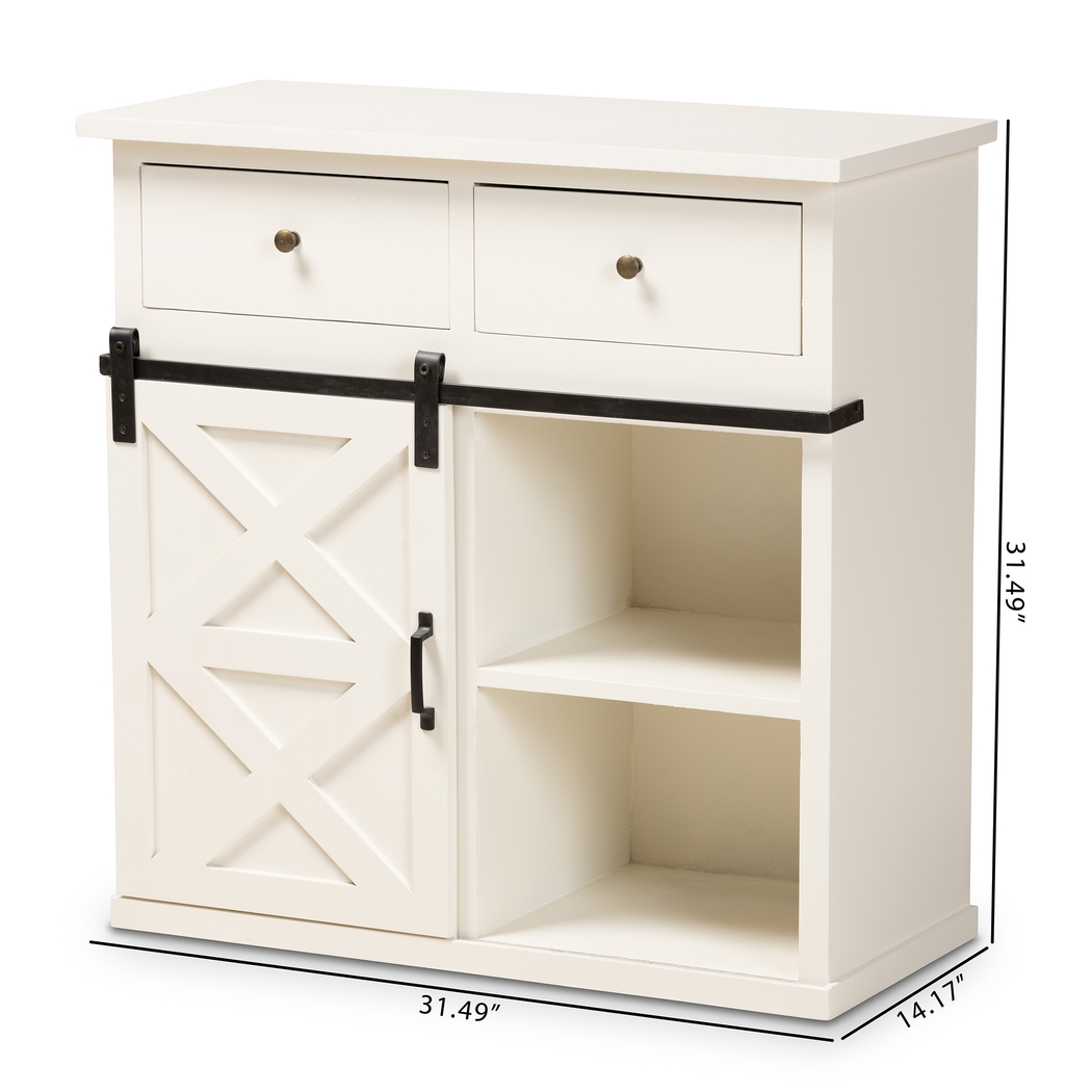Clarmar White Sideboard - Thumbnail - Image 11