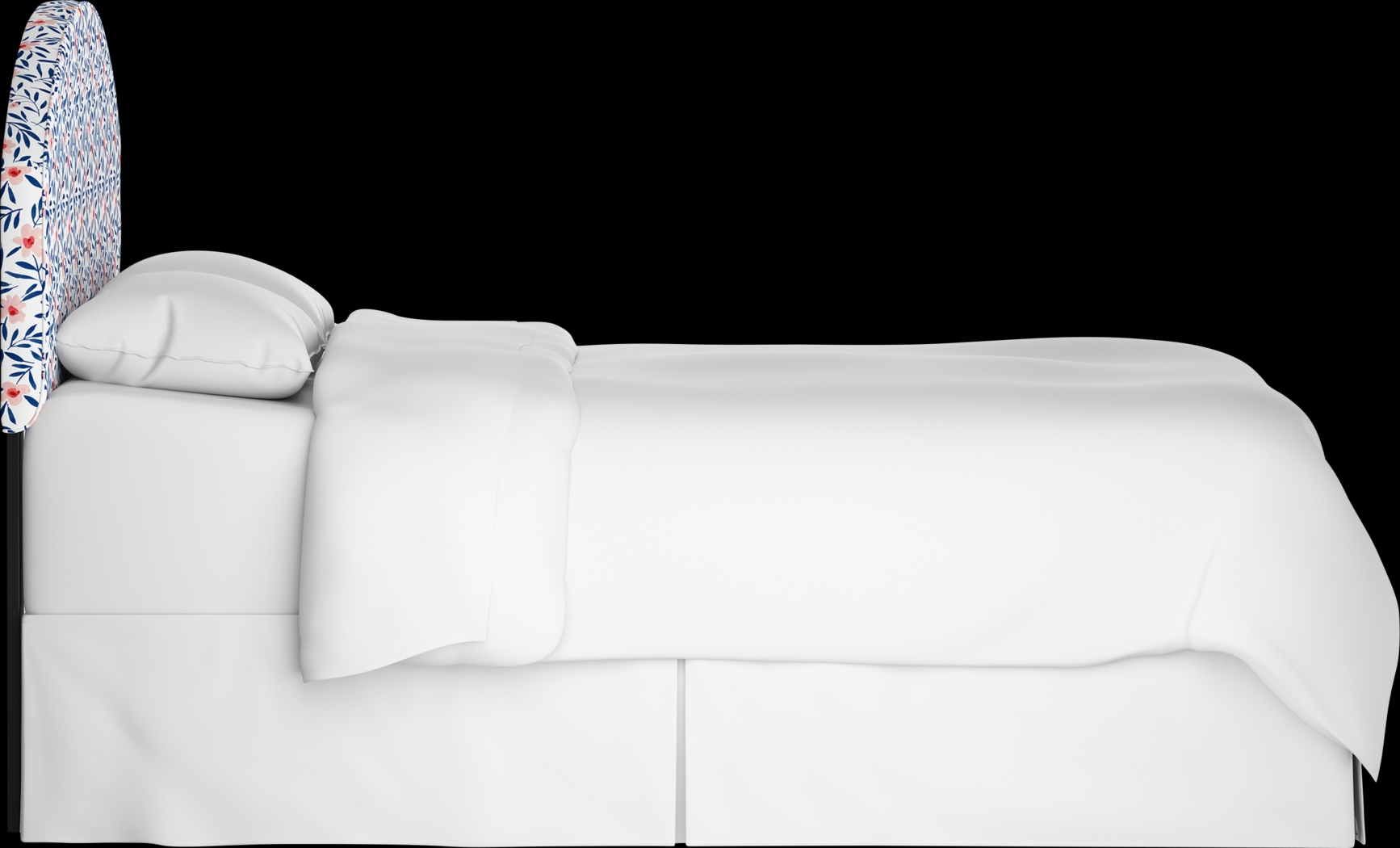 Clary Blue King Upholstered Headboard - Thumbnail - Image 3