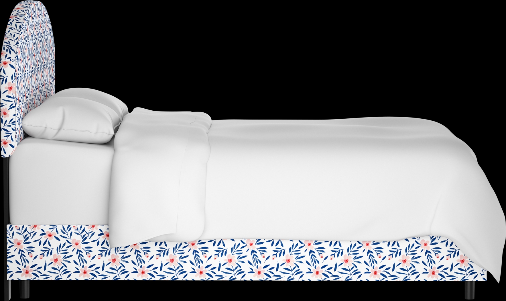 Clary Blue Queen Upholstered Bed - Thumbnail - Image 3