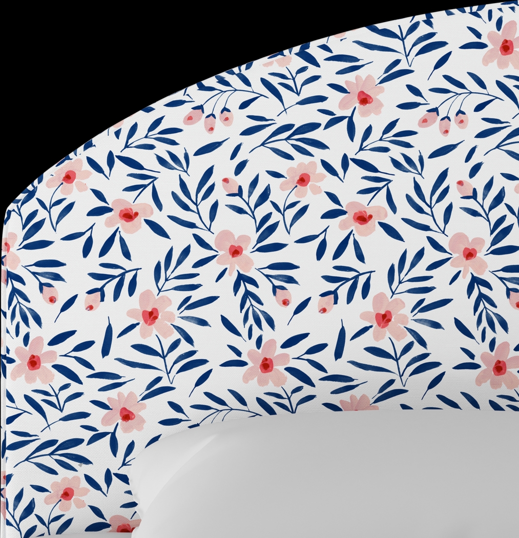 Clary Blue Queen Upholstered Headboard - Thumbnail - Image 4