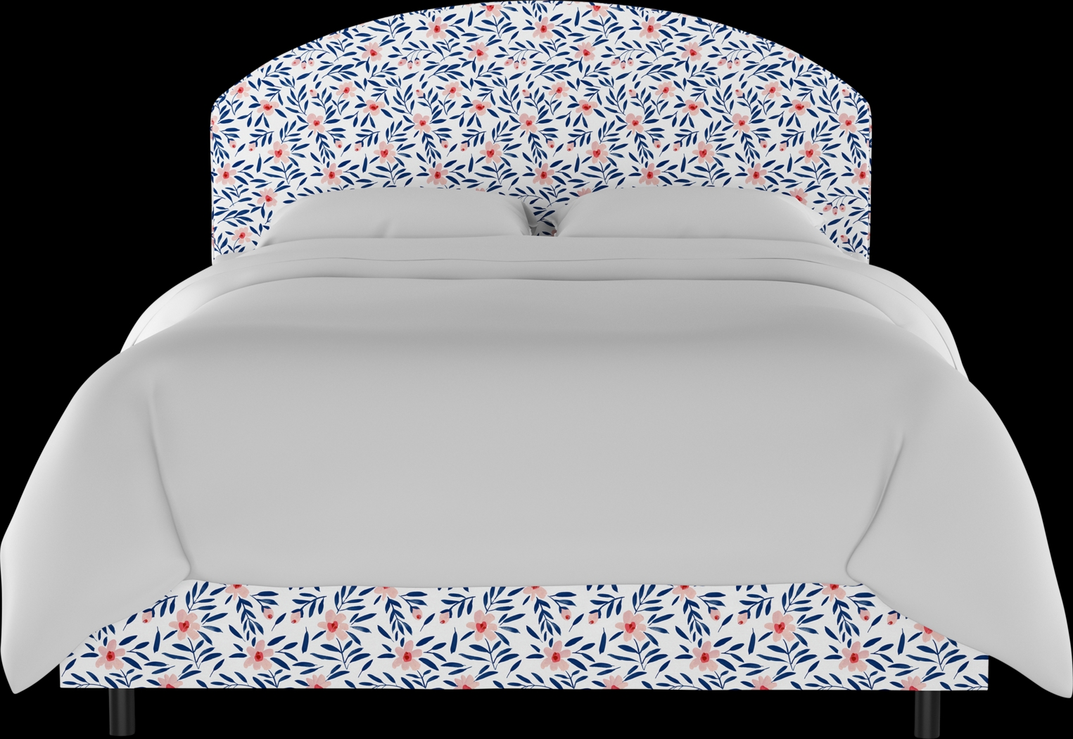 Clary King Blue Upholstered Bed - Thumbnail - Image 2