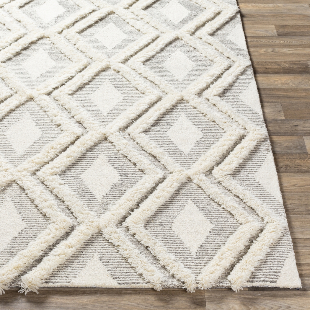 Claryna Cream 6' x 9' Rug - Thumbnail - Image 3