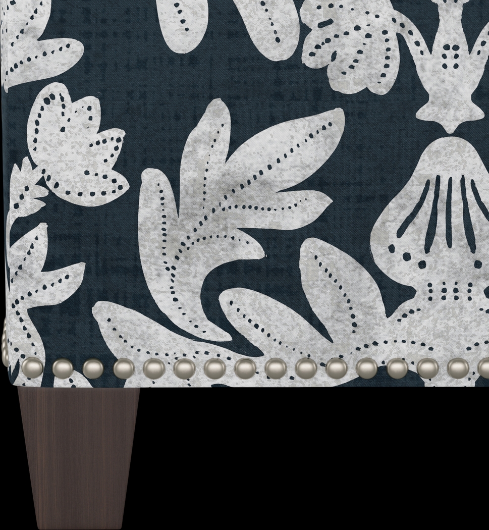 Classical Notes Blue Ottoman - Thumbnail - Image 3