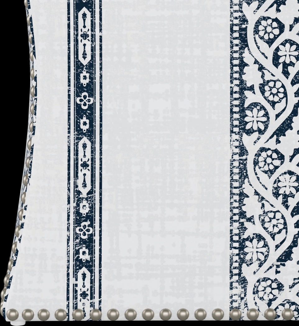 Classical Notes White-Gray Storage Ottoman - Thumbnail - Image 4