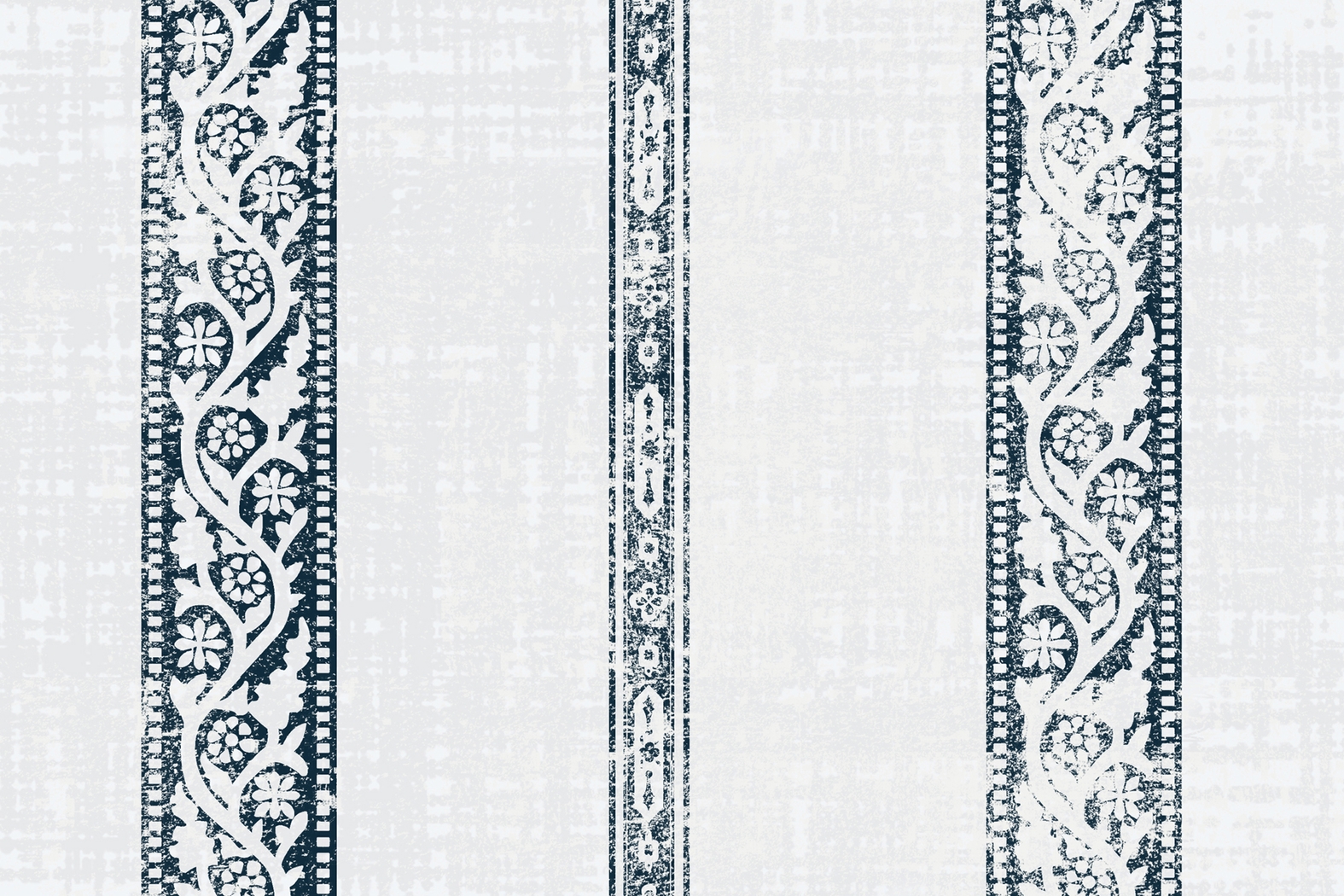 Classical Notes White-Gray Storage Ottoman - Thumbnail - Image 5