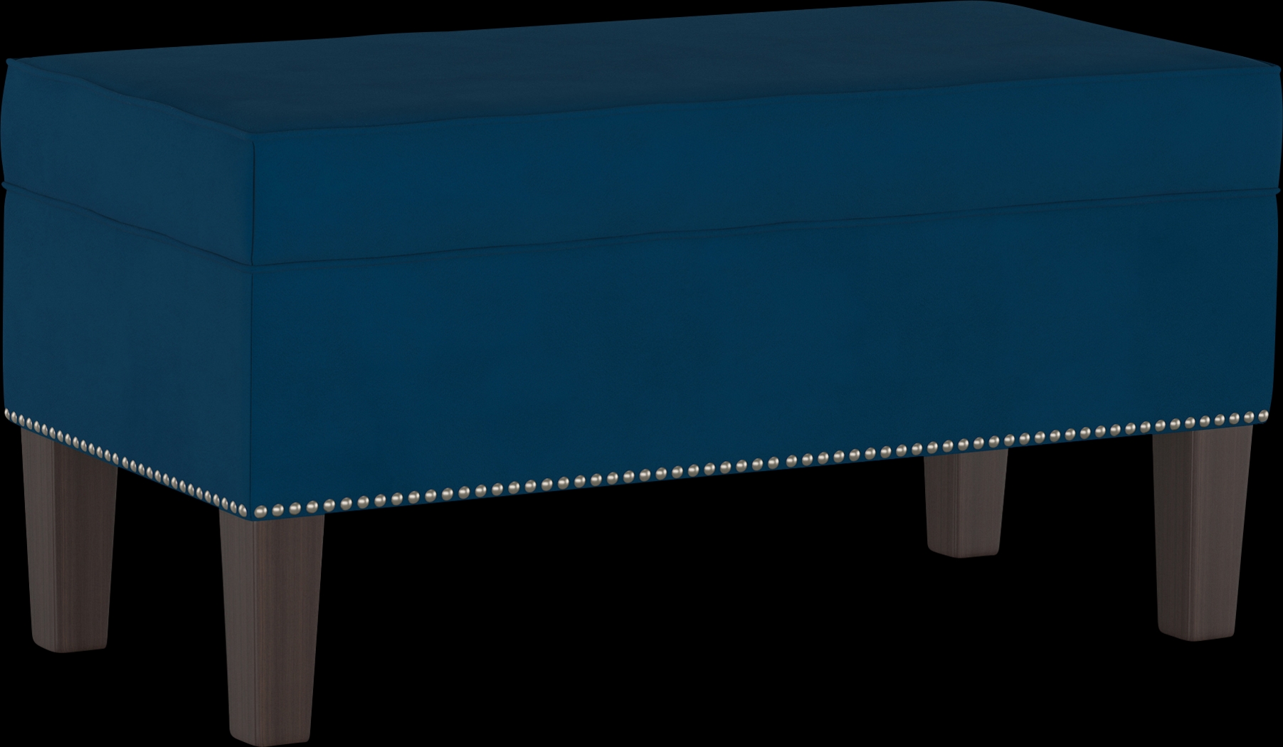 Classical Notes Navy Storage Bench - Thumbnail - Image 1