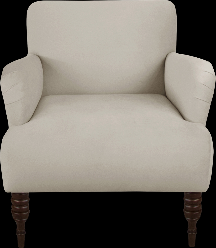 Classical Notes Platinum Accent Chair - Thumbnail - Image 2