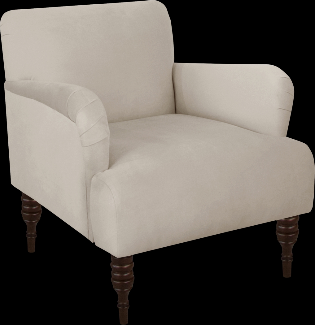 Classical Notes Platinum Accent Chair - Thumbnail - Image 1