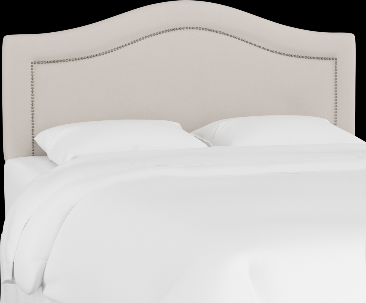 Classical Notes Platinum King Upholstered Headboard - Thumbnail - Image 2