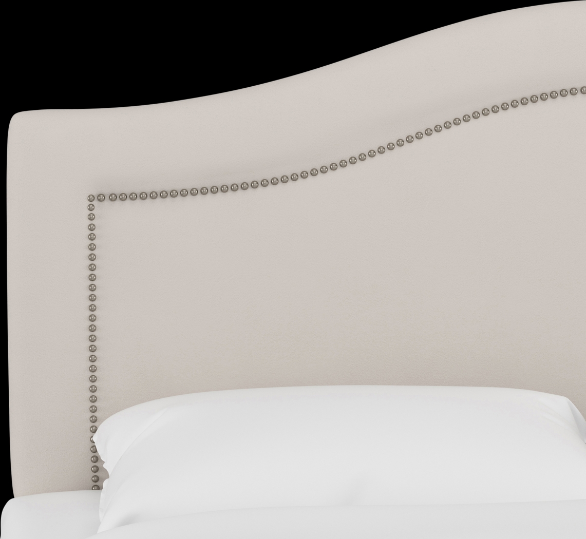 Classical Notes Platinum King Upholstered Headboard - Thumbnail - Image 3