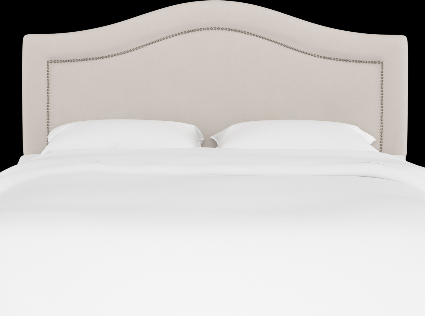 Classical Notes Platinum King Upholstered Headboard - Thumbnail - Image 1