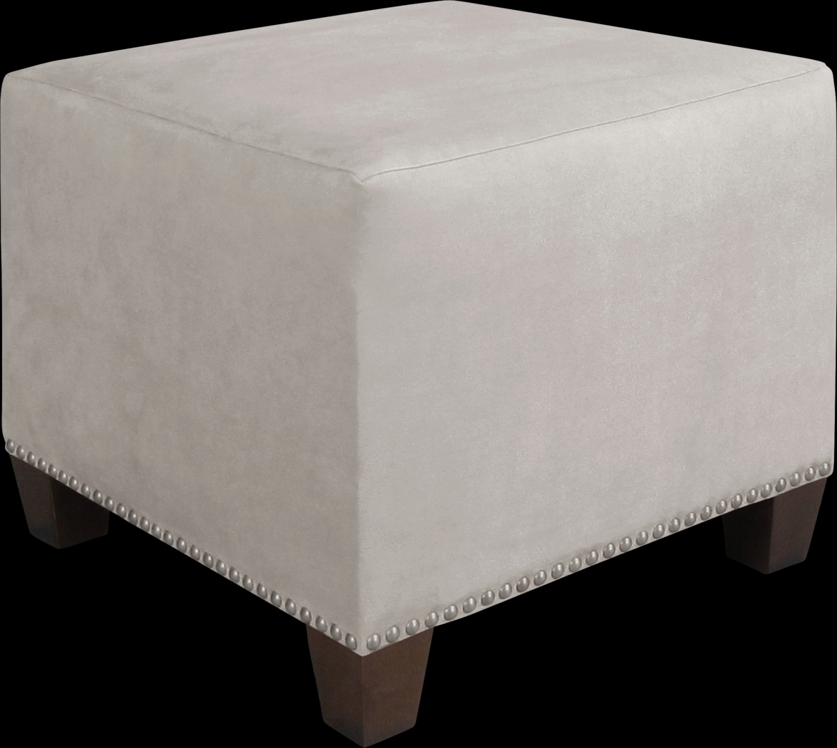 Classical Notes Platinum Ottoman - Thumbnail - Image 1