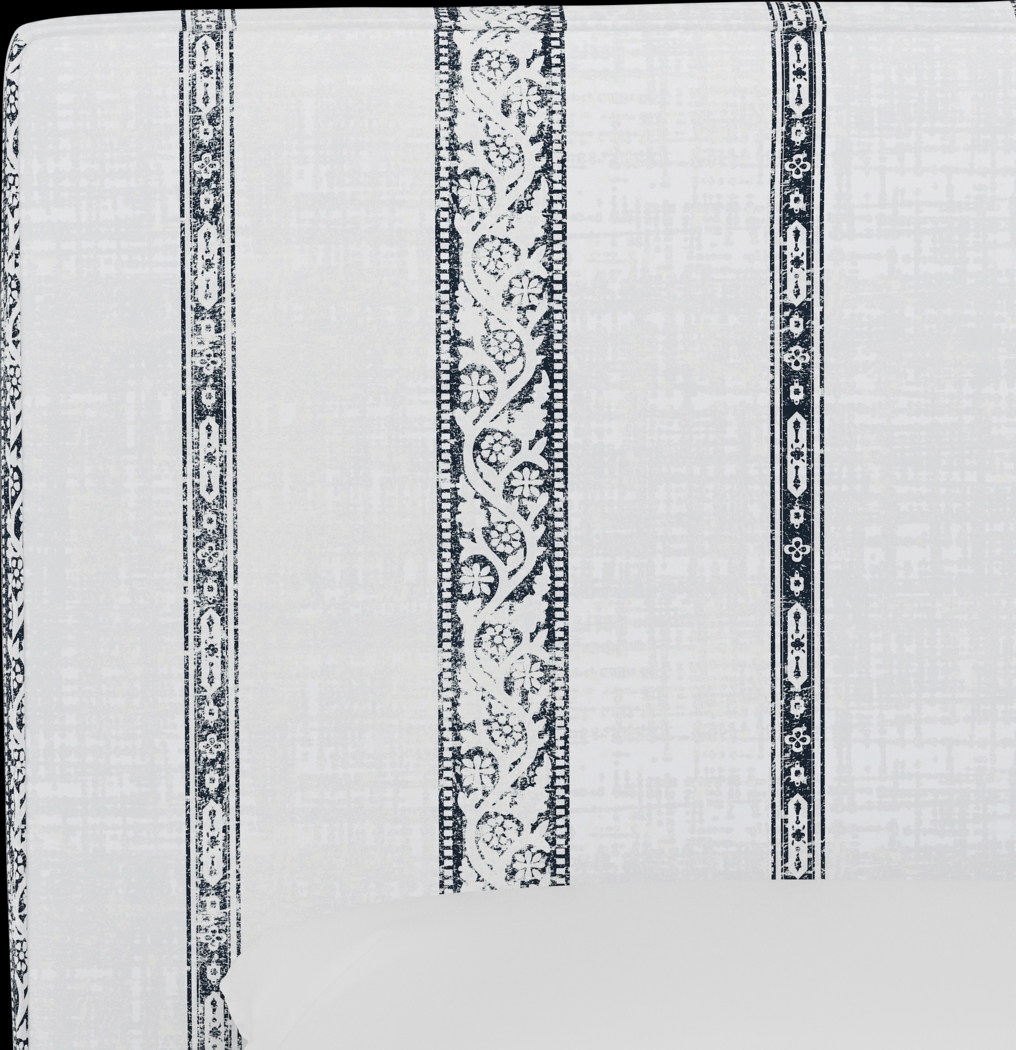 Classical Notes White-Gray King Upholstered Headboard - Thumbnail - Image 3