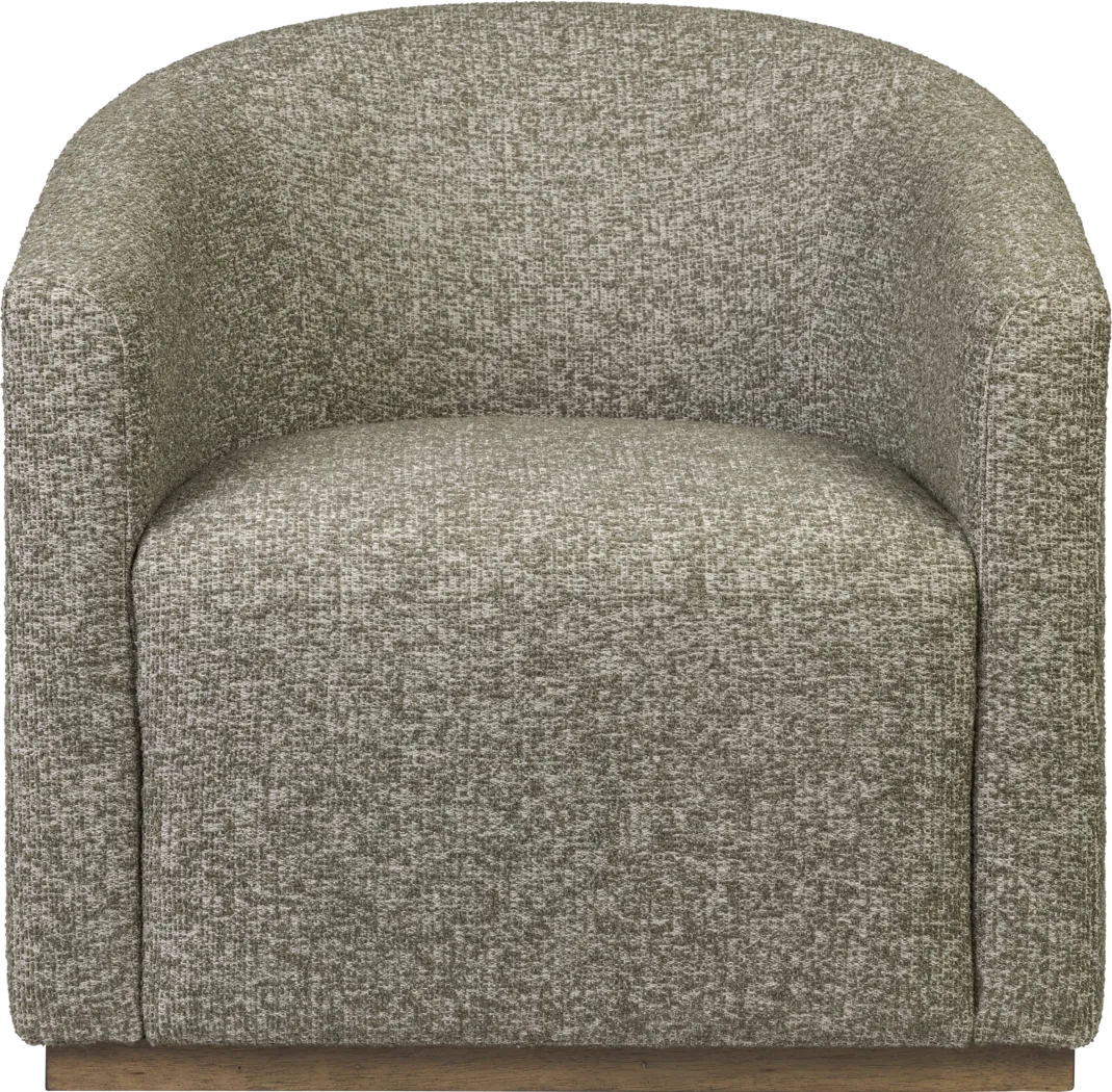 Claudette Green Swivel Chair - Thumbnail - Image 2