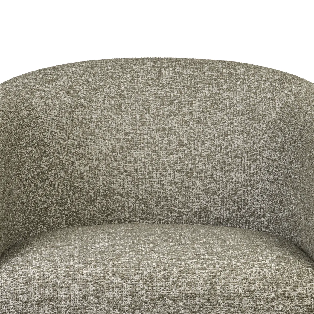 Claudette Green Swivel Chair - Thumbnail - Image 3