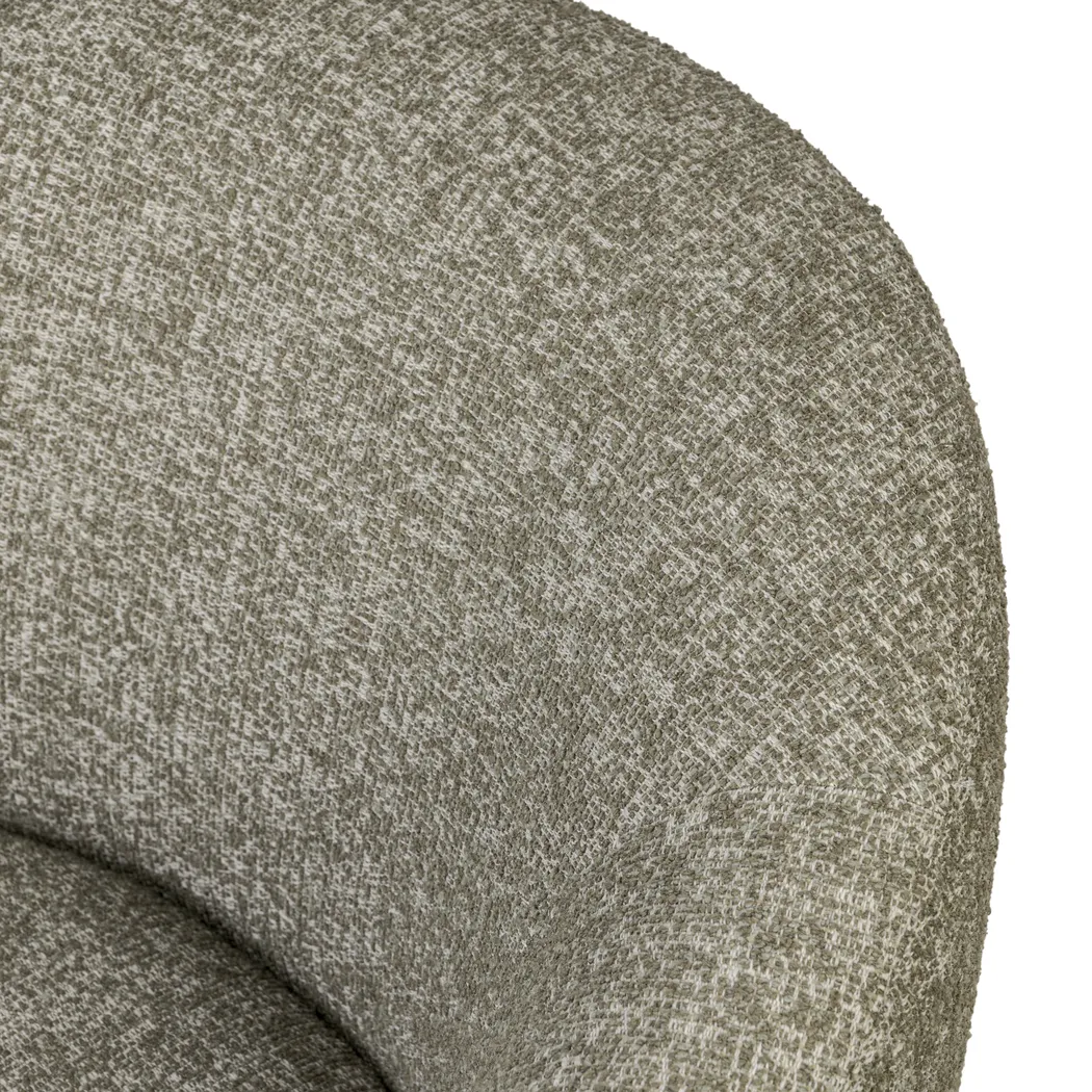 Claudette Green Swivel Chair - Thumbnail - Image 4