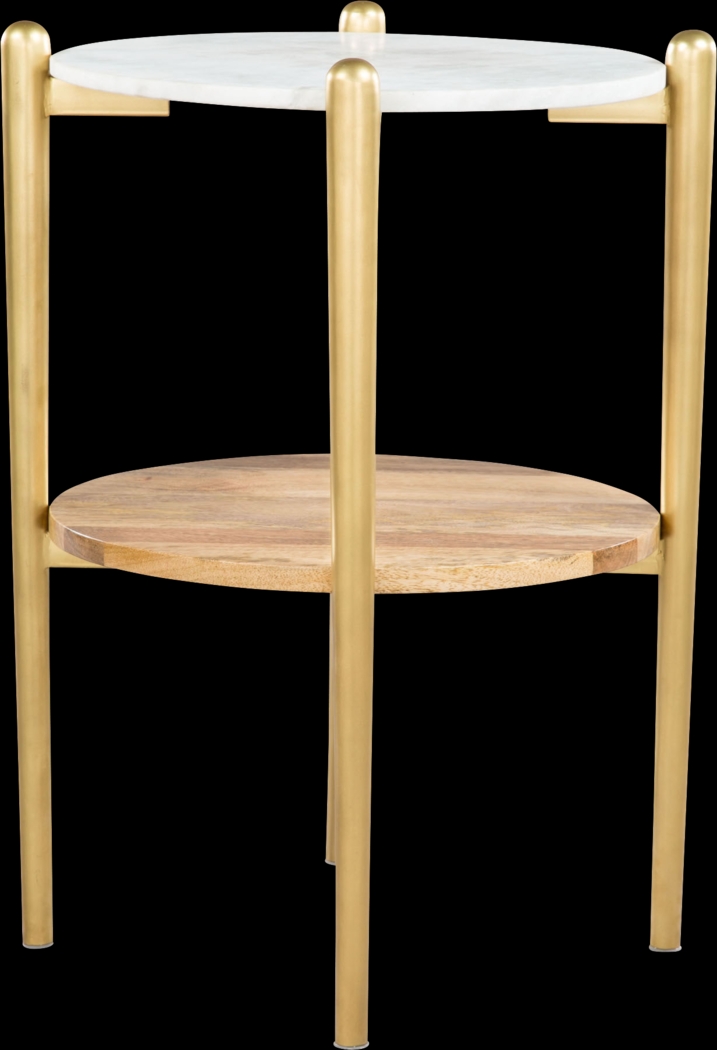 Claudine White End Table - Thumbnail - Image 3