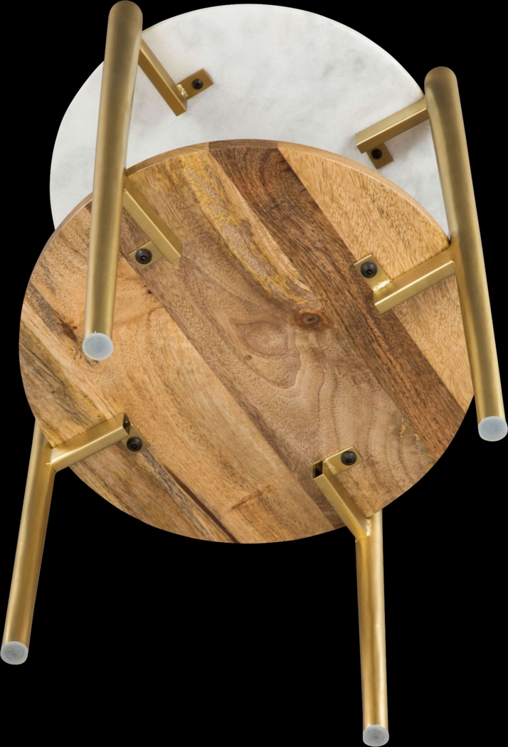 Claudine White End Table - Thumbnail - Image 9