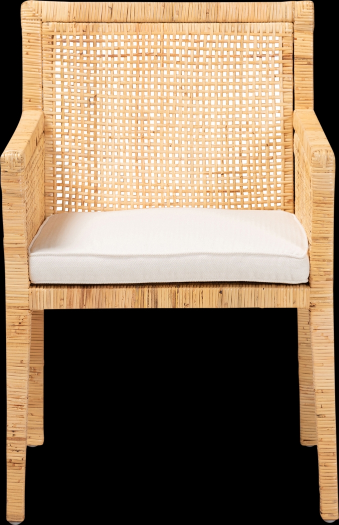 Claver Brown Arm Chair - Thumbnail - Image 2