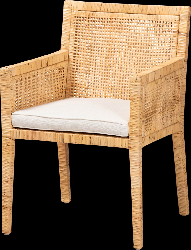 Claver Brown Arm Chair - Thumbnail - Image 1