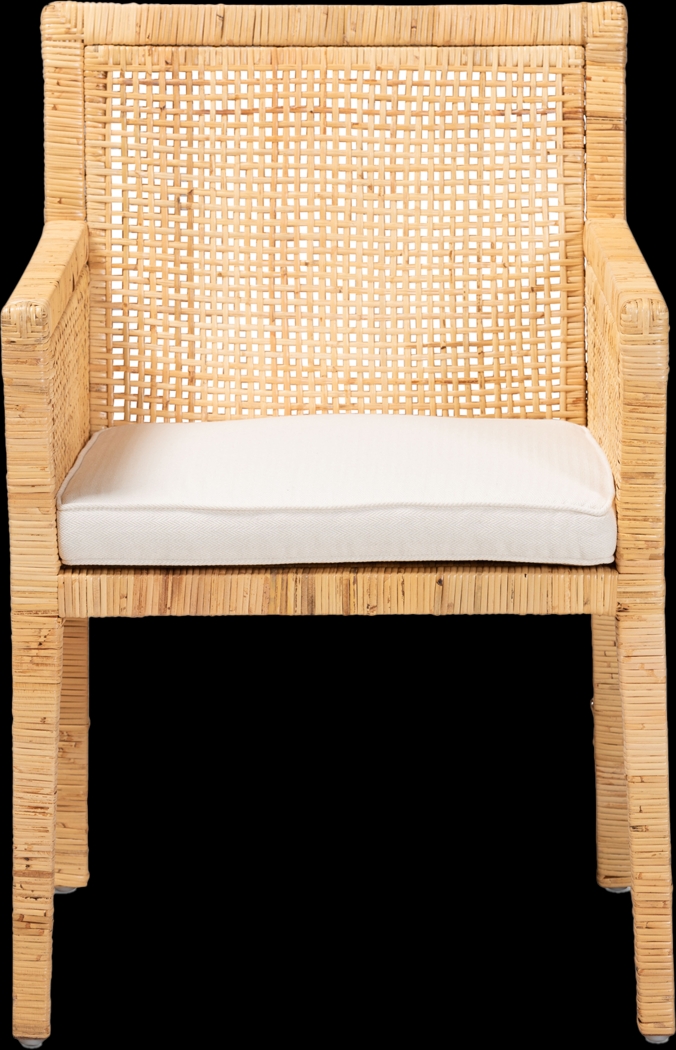 Claver Brown Arm Chair - Thumbnail - Image 4