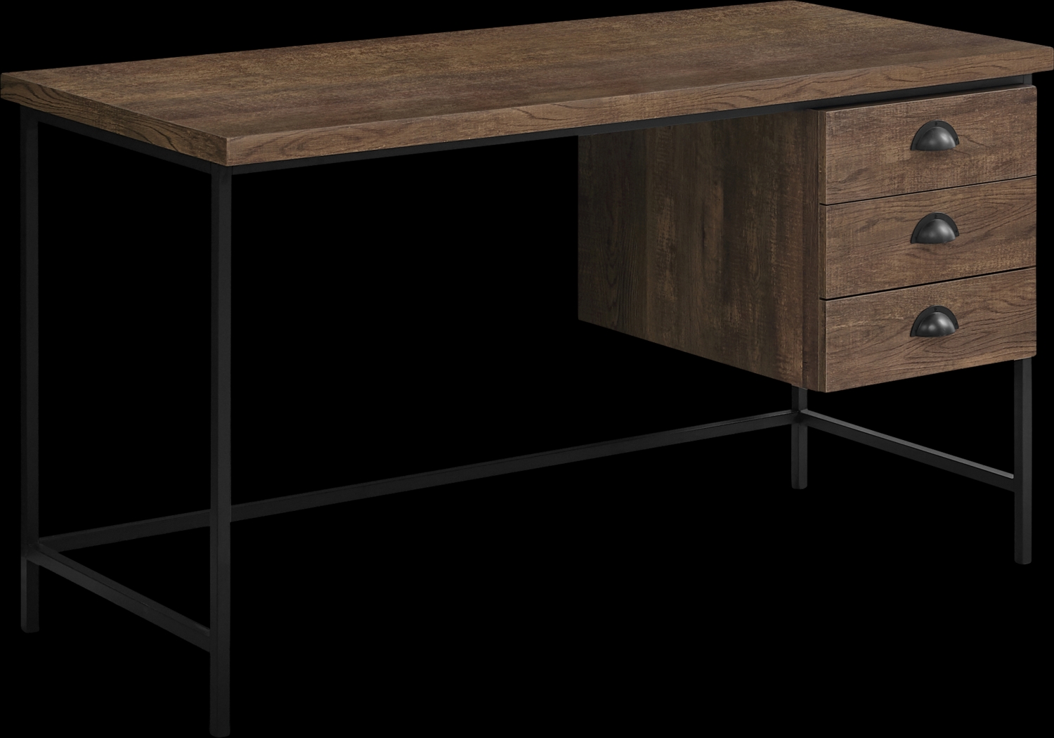 Claxton Brown Desk - Thumbnail - Image 1