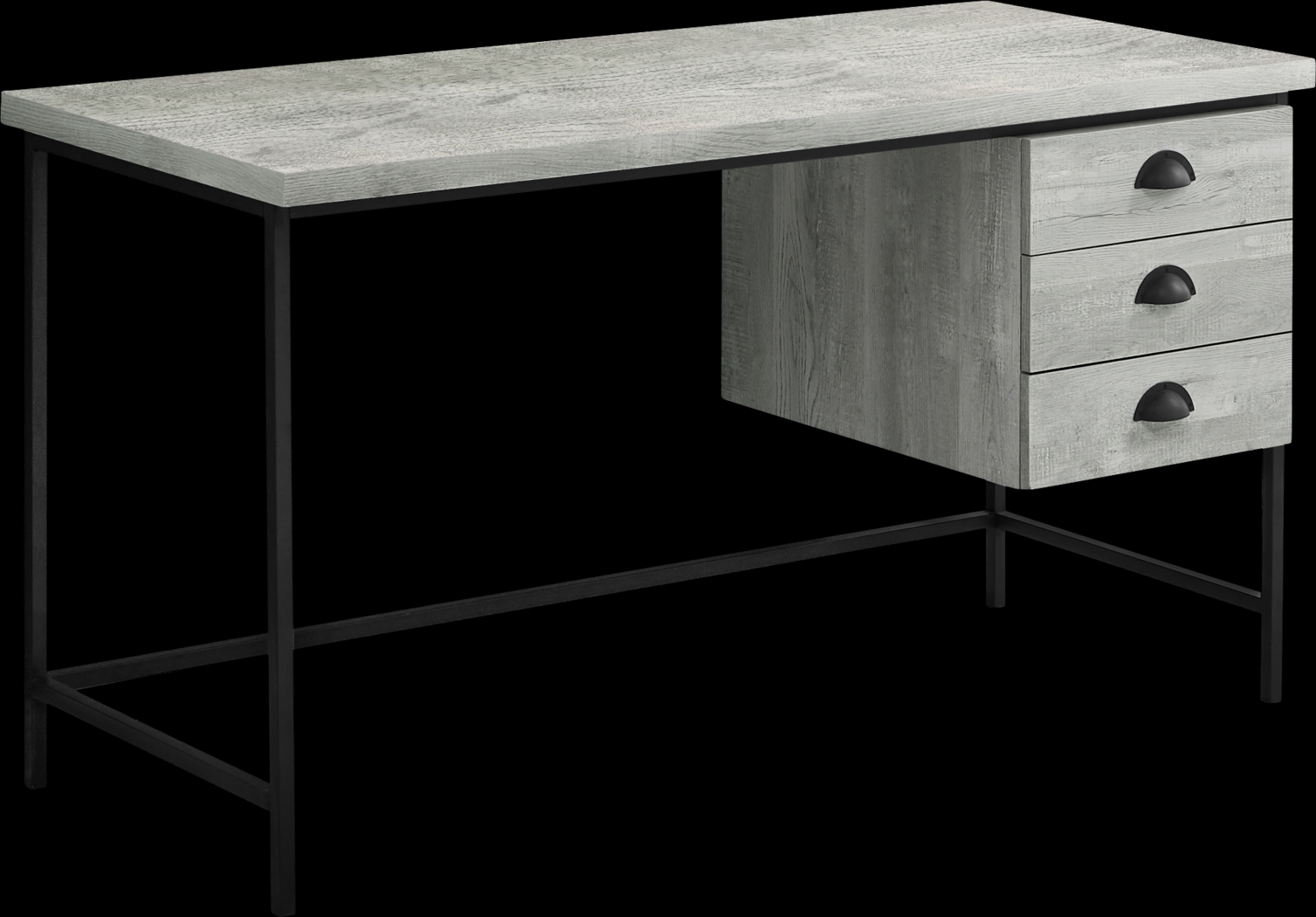 Claxton Gray Desk - Thumbnail - Image 1