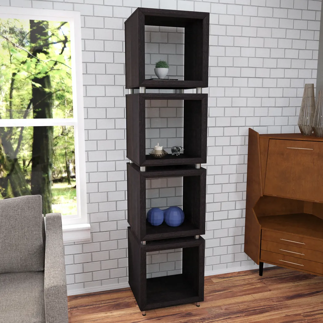Claybrook Black Bookcase - Thumbnail - Image 4