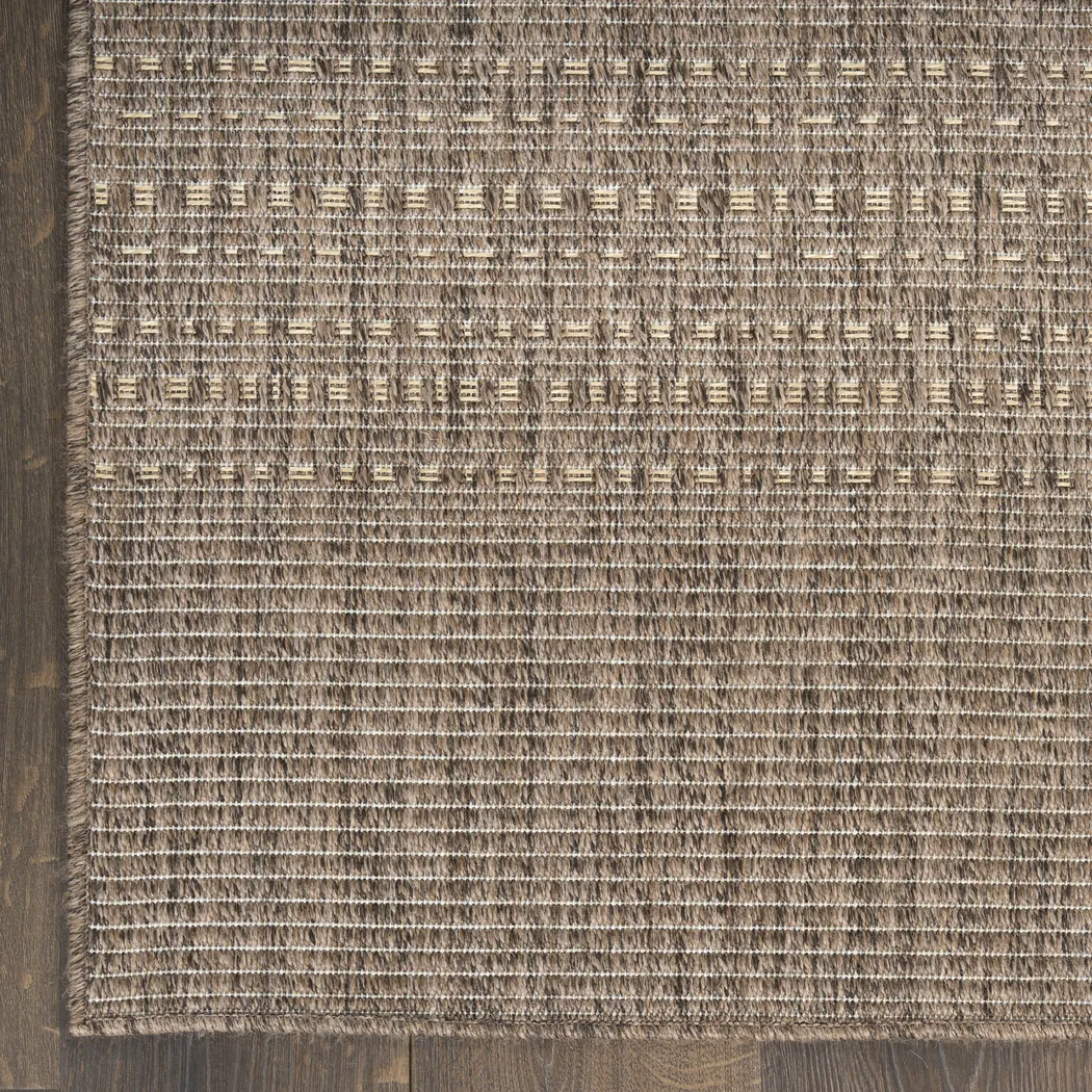 Claypoint Brown 5'3 x 7' Indoor/Outdoor Rug - Thumbnail - Image 2