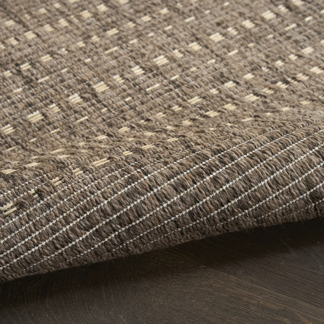 Claypoint Brown 5'3 x 7' Indoor/Outdoor Rug - Thumbnail - Image 4
