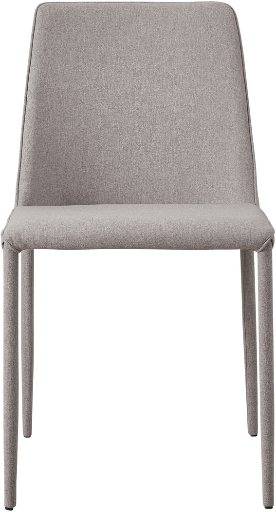 Clayx I Light Gray Side Chair, Set of 2 - Thumbnail - Image 2
