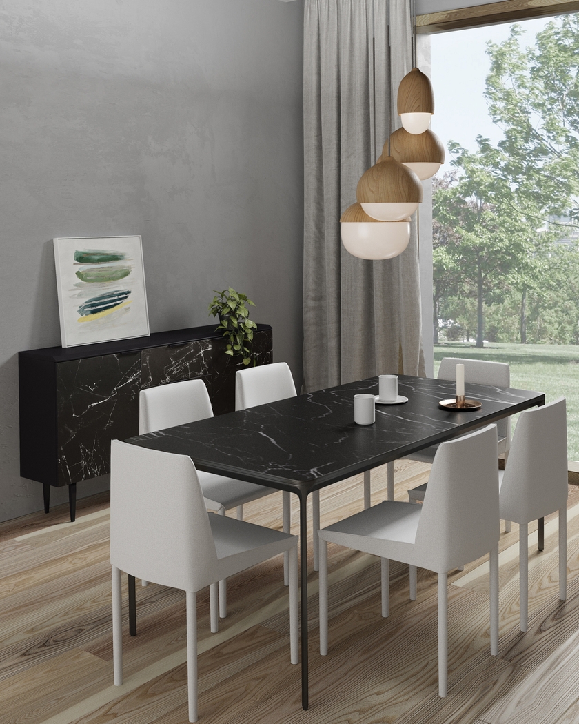 Clayx II White Side Chair, Set of 2 - Thumbnail - Image 7