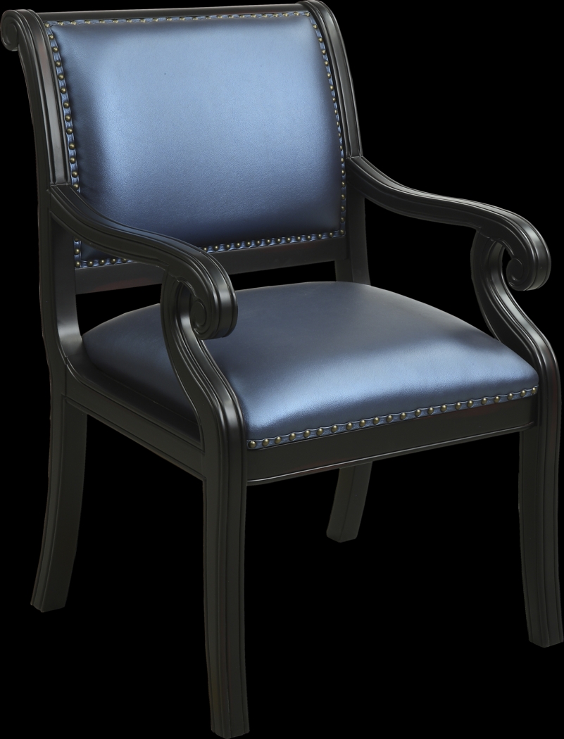 Clea Indigo Accent Chair - Thumbnail - Image 1