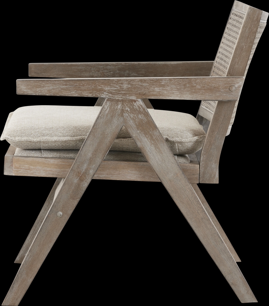 Cleanova Gray Accent Chair - Thumbnail - Image 3