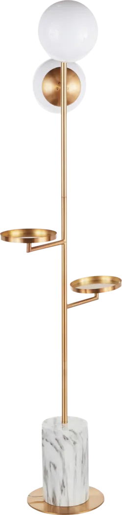 Cleburne Gold Floor Lamp - Thumbnail - Image 3