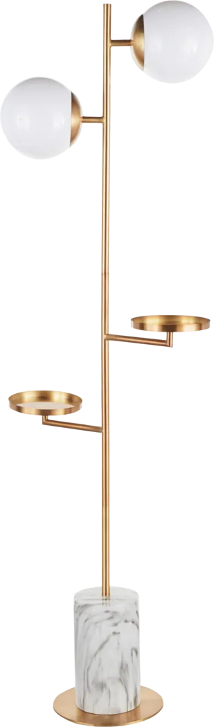 Cleburne Gold Floor Lamp - Thumbnail - Image 5