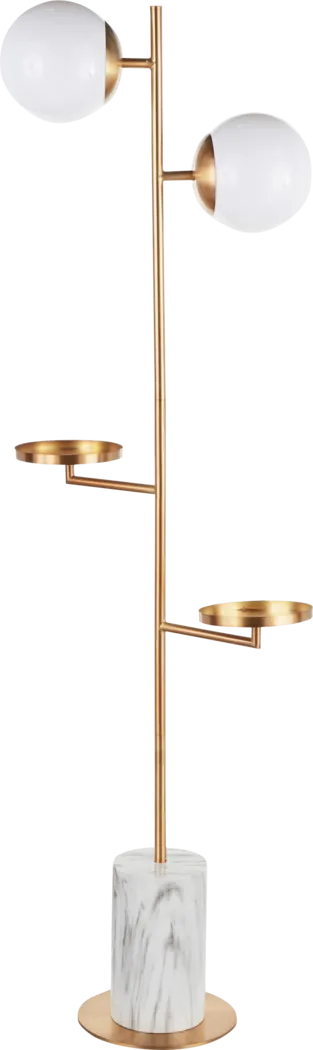 Cleburne Gold Floor Lamp - Thumbnail - Image 8