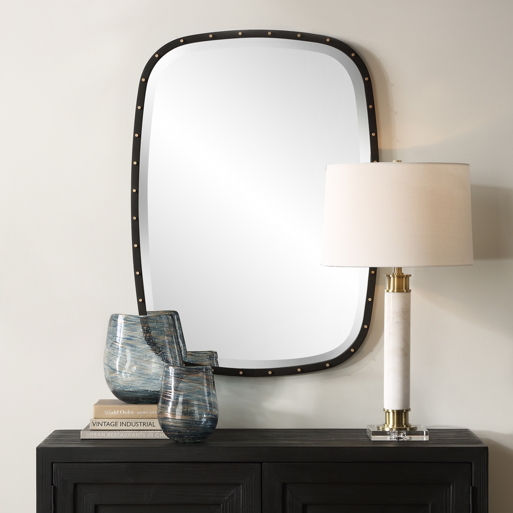 Clecteod Black Wall Mirror - Thumbnail - Image 3