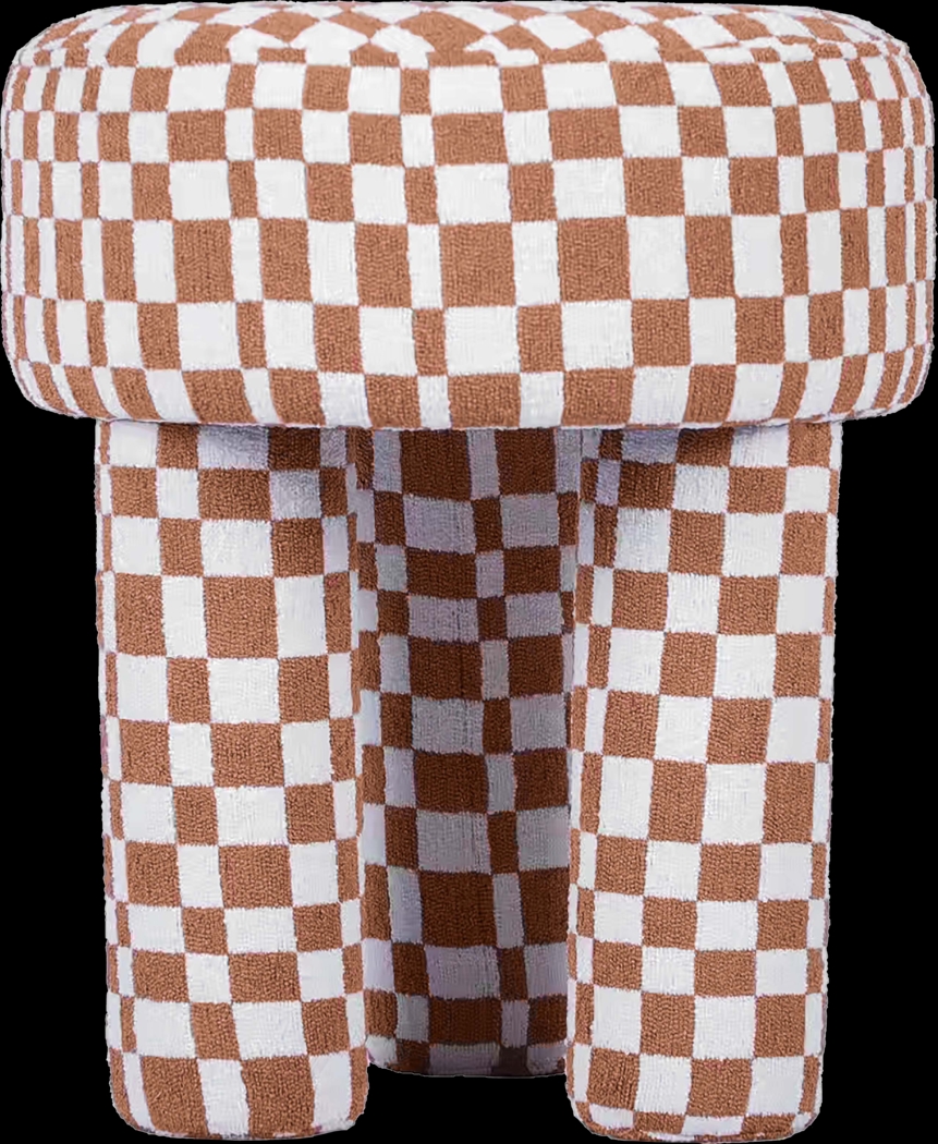 Clelia Brown Stool - Thumbnail - Image 4