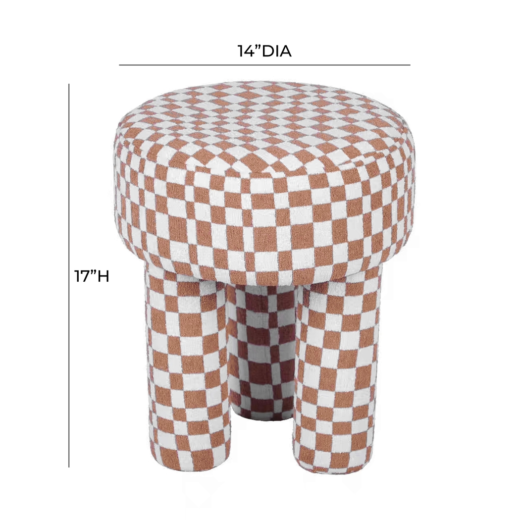 Clelia Brown Stool - Thumbnail - Image 6