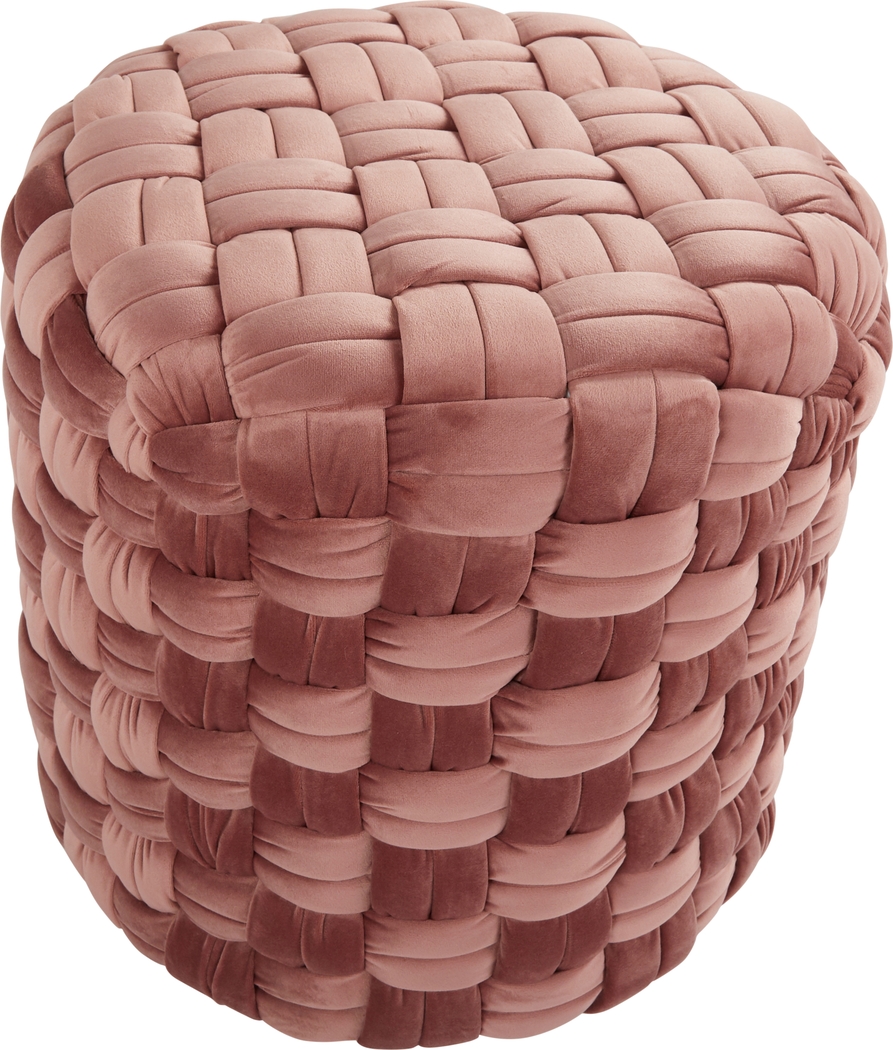 Clendenin Blush Ottoman - Thumbnail - Image 3