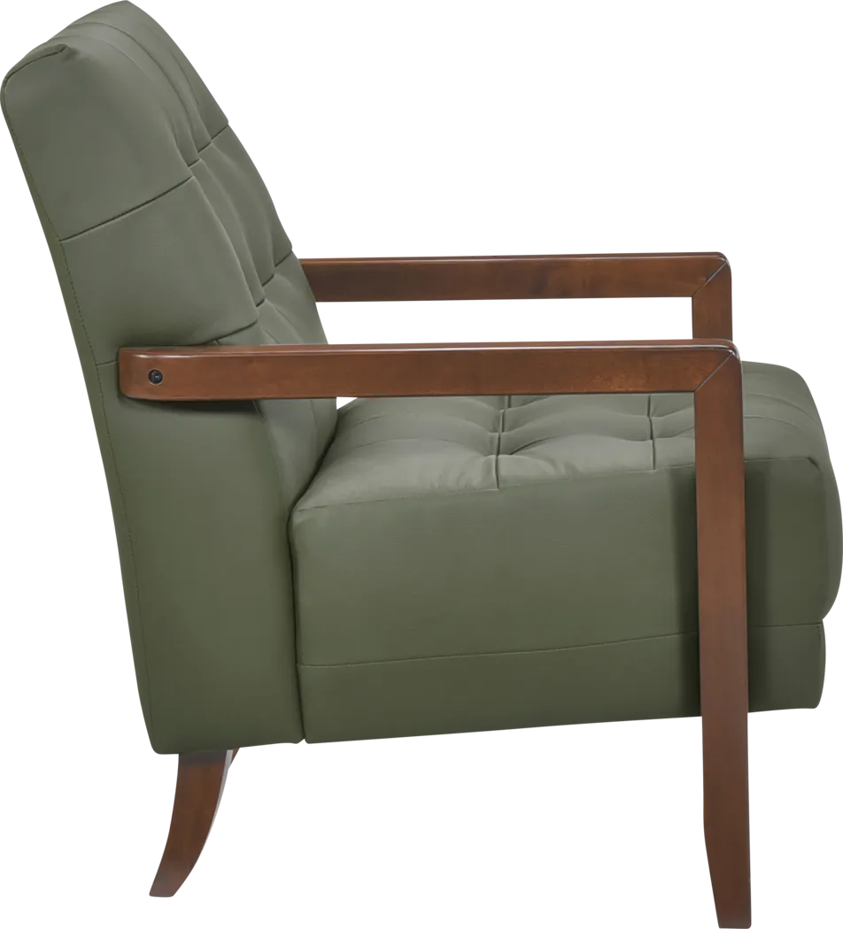 Clenn Green Accent Chair - Thumbnail - Image 7