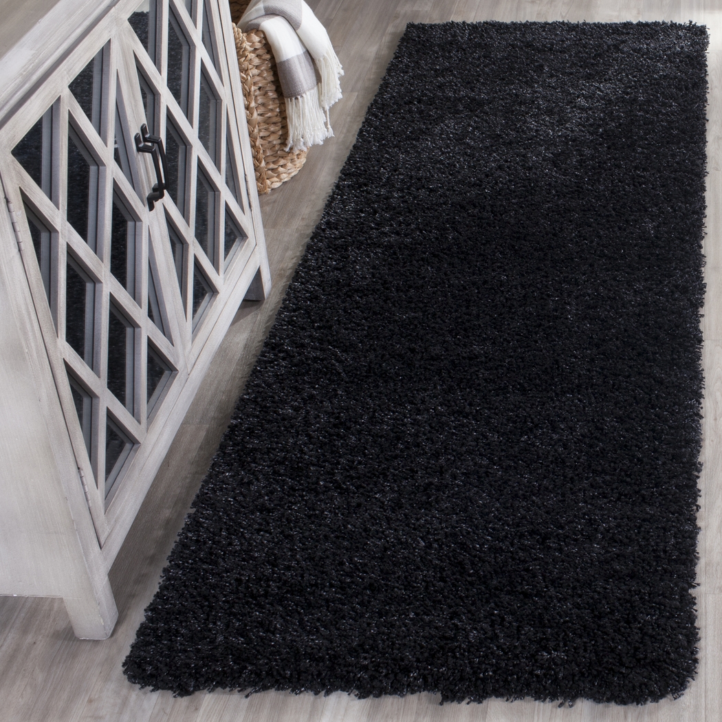 Cleona Black 2' x 7' Runner Rug - Thumbnail - Image 4