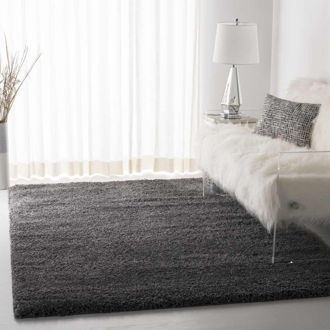 Cleona Dark Gray 5'3 x 7'6 Rug - Thumbnail - Image 5