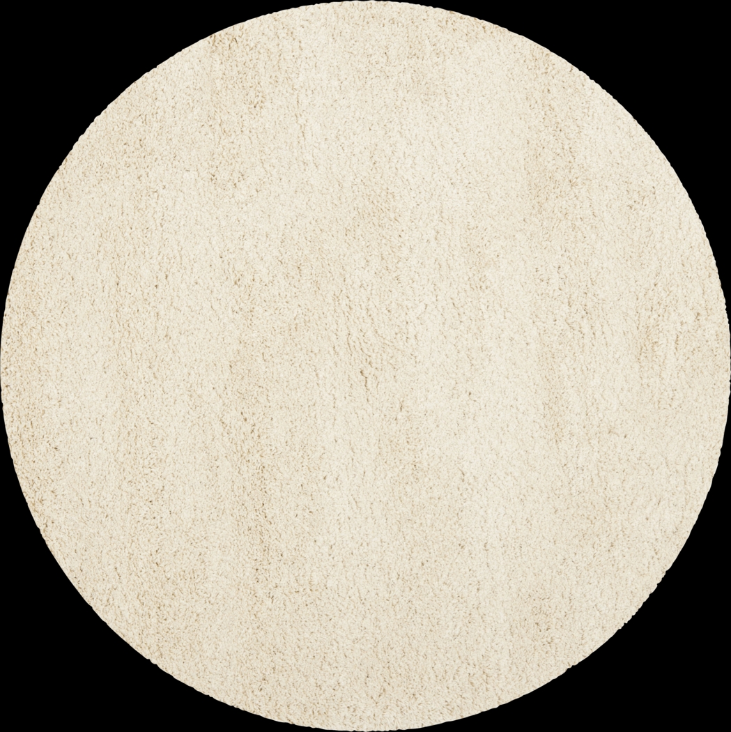 Cleona Ivory 4' Round Rug - Thumbnail - Image 1