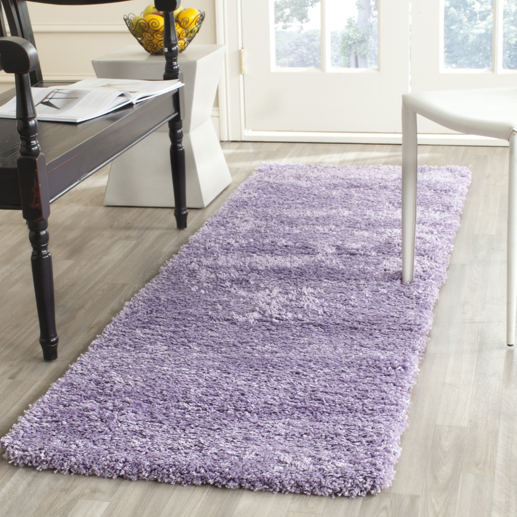 Cleona Lilac 2' x 7' Runner Rug - Thumbnail - Image 4