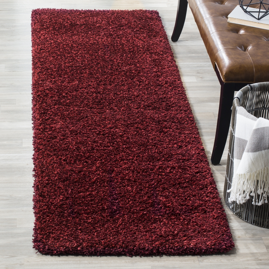 Cleona Maroon 2' x 7' Runner Rug - Thumbnail - Image 3